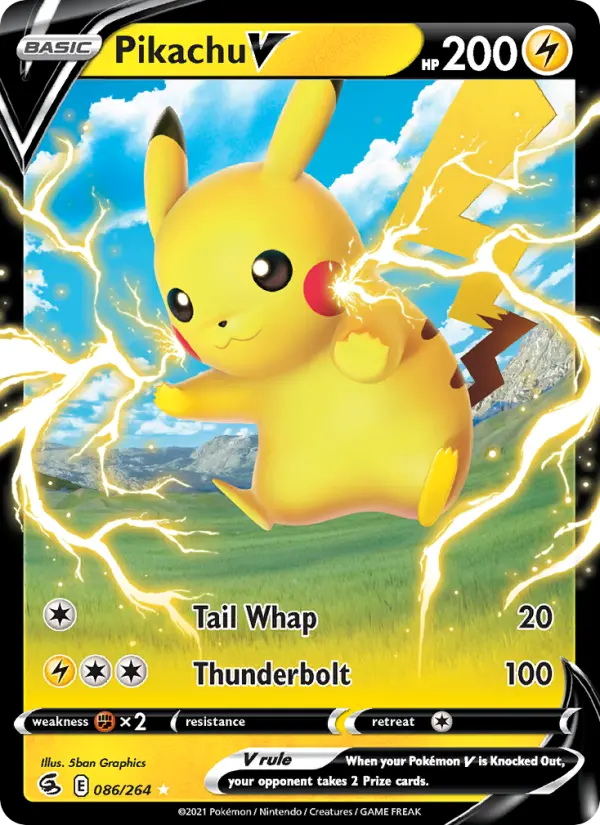 Pikachu V — Poing de Fusion