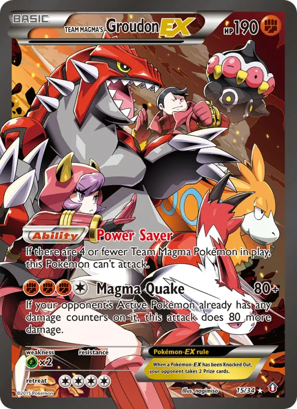 Groudon-EX de la Team Magma — Double Danger