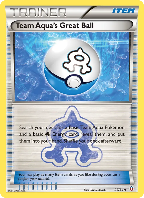 Super Ball de la Team Aqua — Double Danger