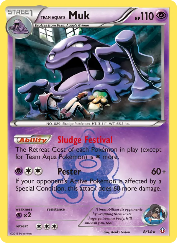 Grotadmorv de la Team Aqua — Double Danger