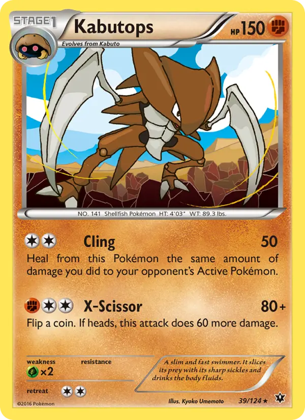 Kabutops — Impact des Destins