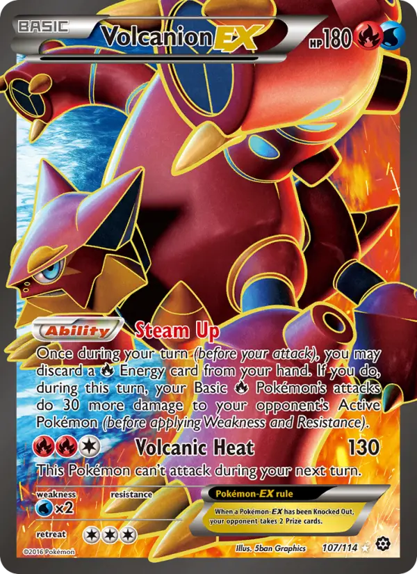 Volcanion EX — Offensive Vapeur