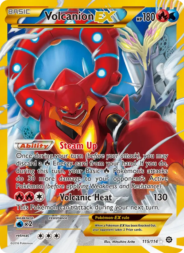 Volcanion EX — Offensive Vapeur