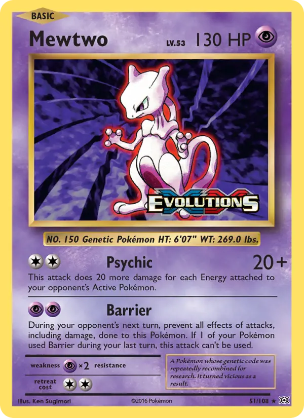 Mewtwo — Évolutions