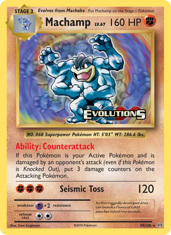 Machamp — Evolutions