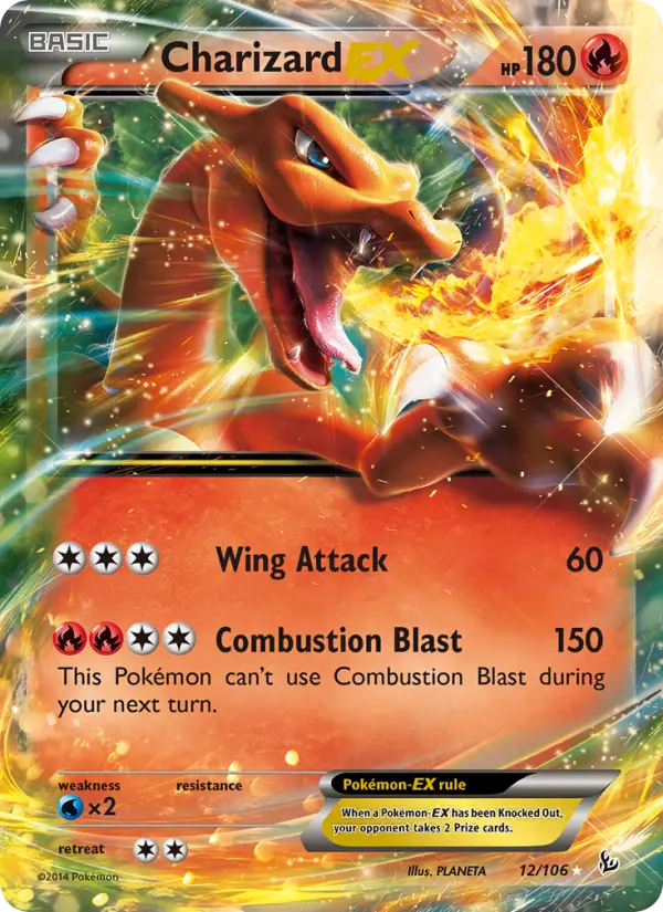 Dracaufeu EX — Étincelles
