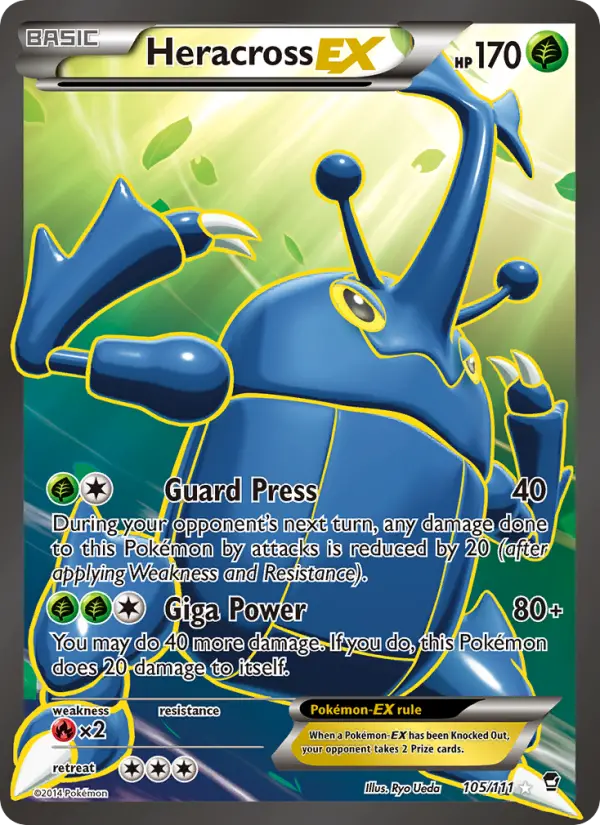 Heracross EX — Furious Fists