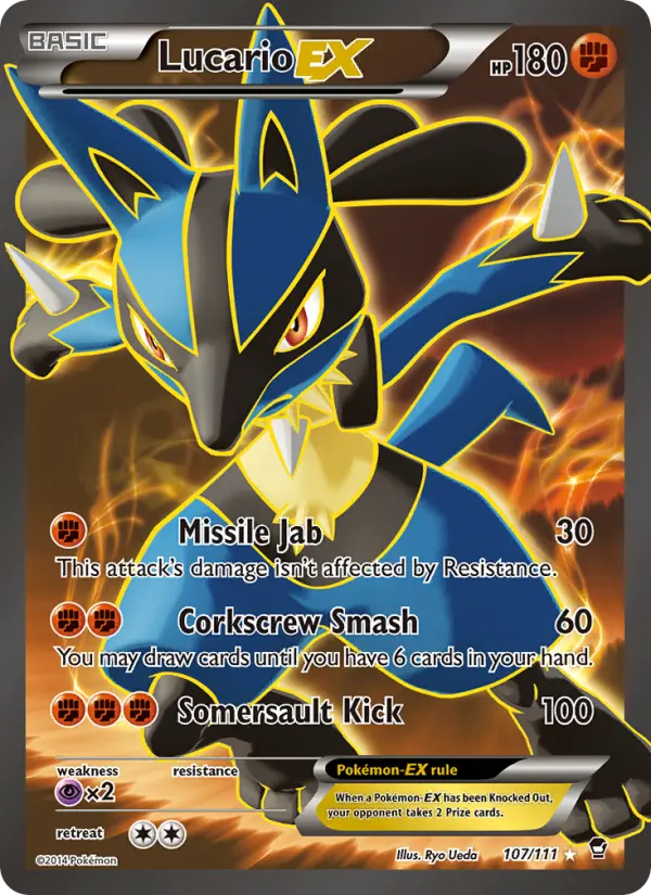 Lucario EX — Furious Fists