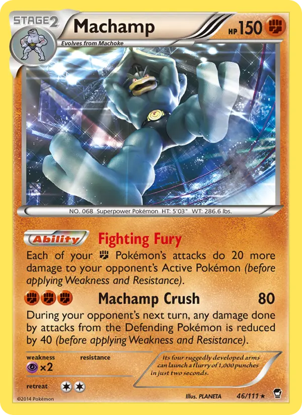 Machamp — Furious Fists