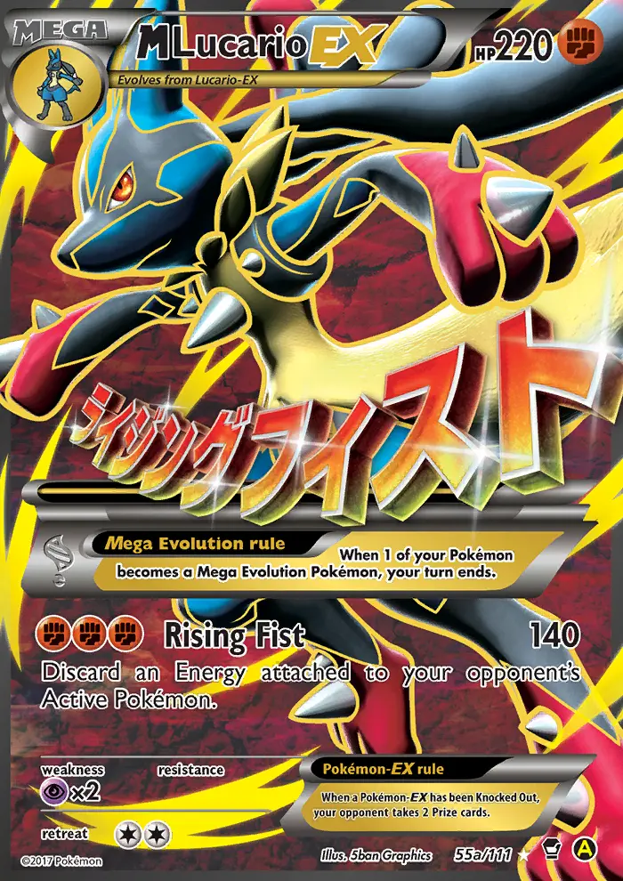 M-Lucario EX — Poings Furieux