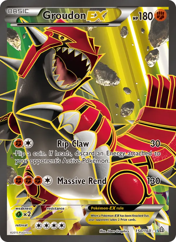 Groudon EX — Primo-Choc