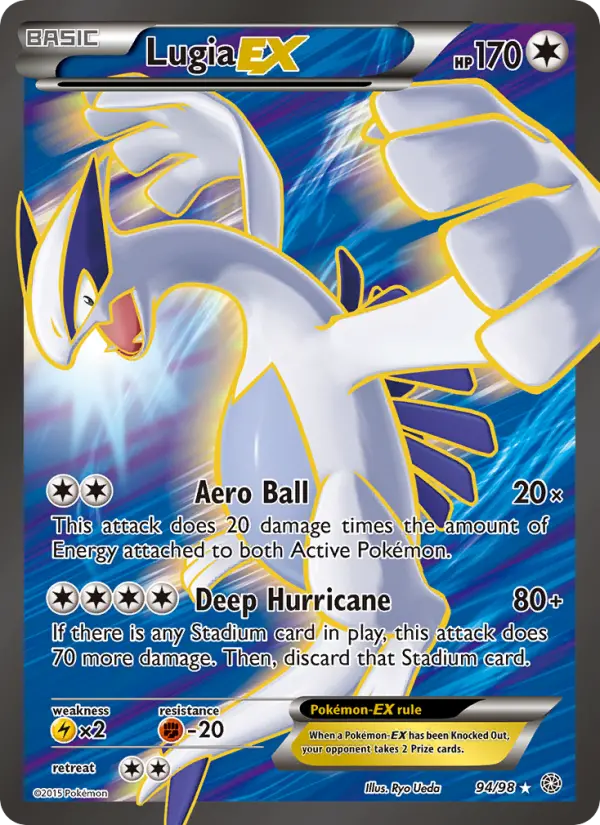 Lugia EX — Origines Antiques