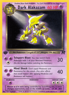 Dark Alakazam — Team Rocket