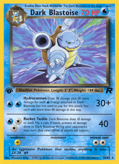 Dark Blastoise — Team Rocket