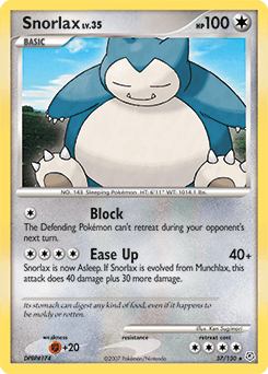 Snorlax — Diamond & Pearl