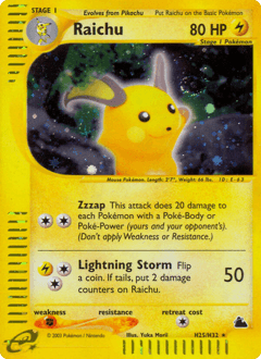 Raichu — Skyridge