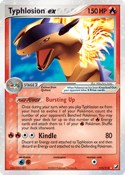 Typhlosion ex — EX Forces Cachées