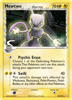 Mewtwo δ — EX Fantômes Holon