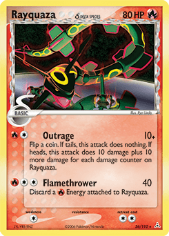 Rayquaza δ — EX Fantômes Holon