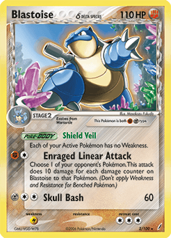 Blastoise δ — EX Crystal Guardians