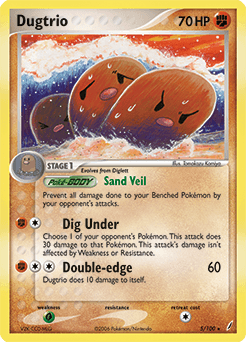 Dugtrio — EX Crystal Guardians