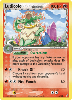 Ludicolo δ — EX Crystal Guardians