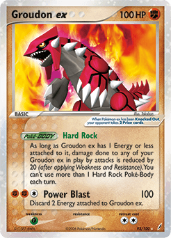 Groudon ex — EX Gardiens de Cristal
