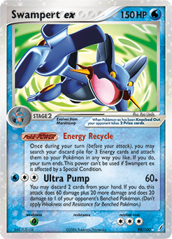 Swampert ex — EX Crystal Guardians