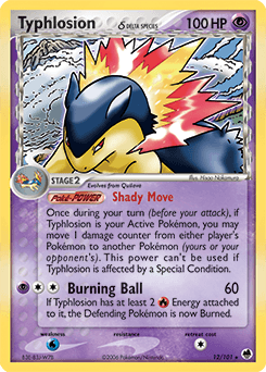 Typhlosion δ — EX Dragon Frontiers