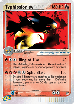 Typhlosion ex — EX Tempête de sable