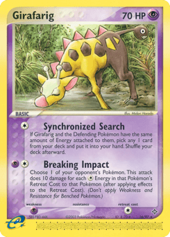 Girafarig — EX Dragon