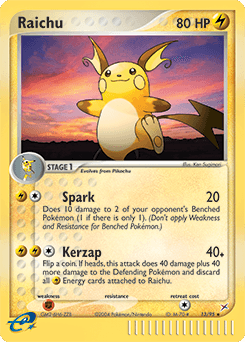 Raichu — EX Team Magma VS Team Aqua