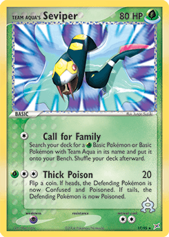 Seviper de Team Aqua — EX Team Magma VS Team Aqua