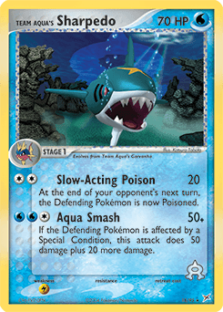 Sharpedo de Team Aqua — EX Team Magma VS Team Aqua