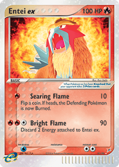 Entei ex — EX Team Magma VS Team Aqua