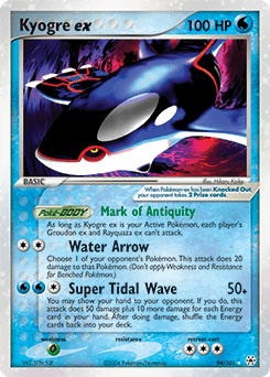 Kyogre ex — EX Légendes Oubliées