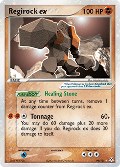 Regirock ex — EX Légendes Oubliées