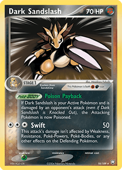 Sablaireau Dark — EX Team Rocket Returns