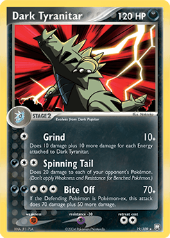 Tyranocif Dark — EX Team Rocket Returns