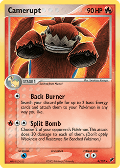 Camerupt — EX Deoxys