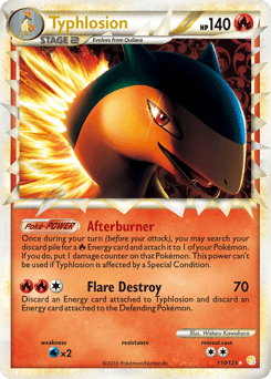 Typhlosion — HeartGold & SoulSilver