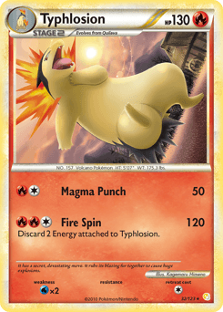Typhlosion — HeartGold & SoulSilver