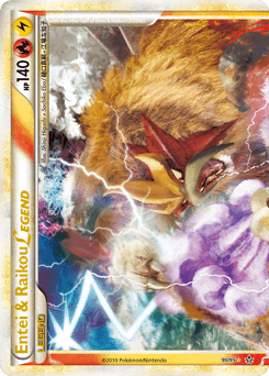 Entei & Raikou LÉGENDE (haut) — HS Déchaînement