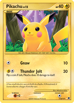 Pikachu Niv. 12 — Rivaux Émergeants