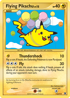 Pikachu volant Niv. 12 — Rivaux Émergeants