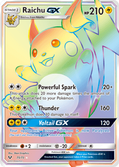 Raichu GX — Légendes Brillantes