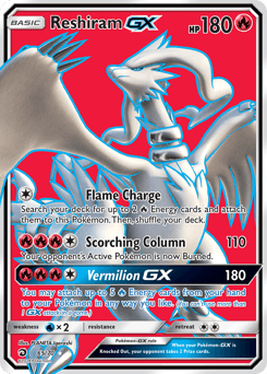 Reshiram GX — Majesté des Dragons