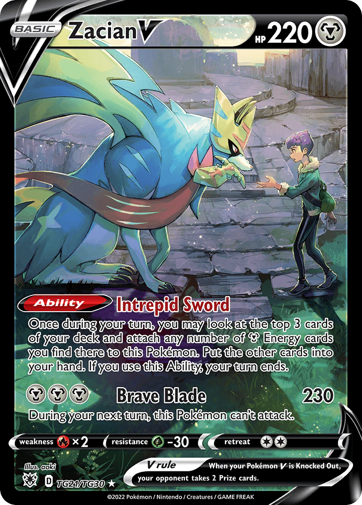 Zacian V — Astres Radieux Galerie de Dresseurs