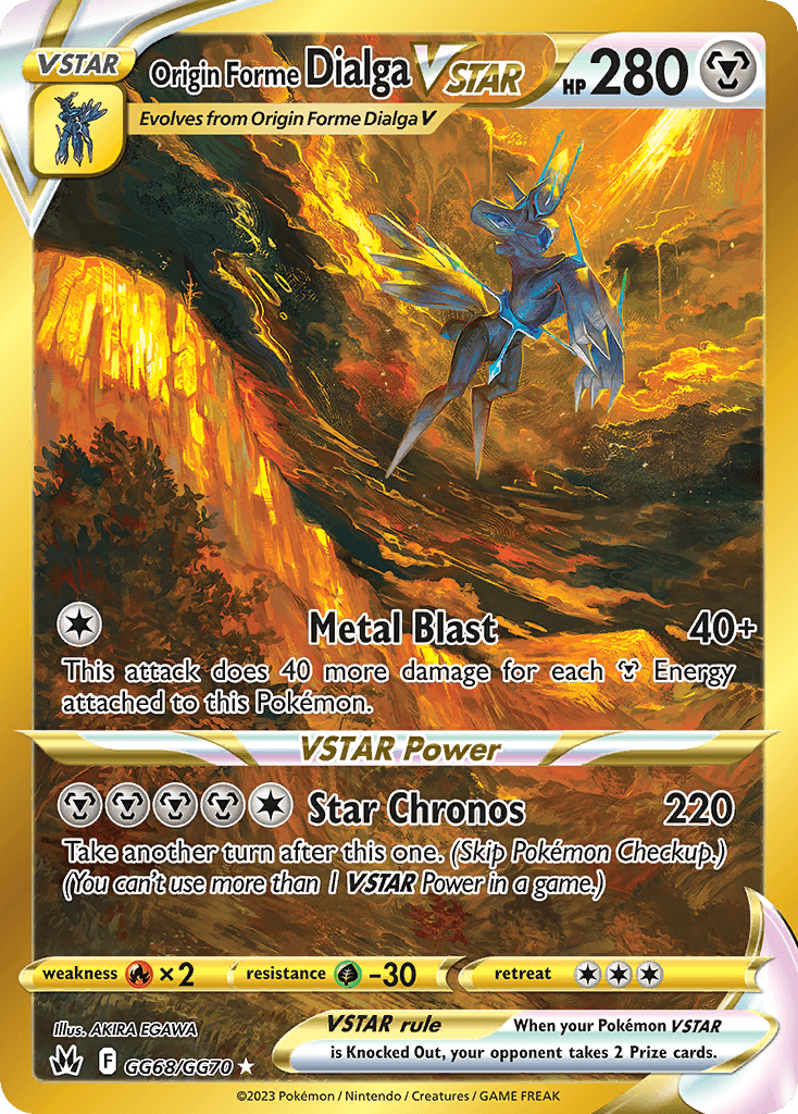 Dialga Originel VSTAR — Zénith Suprême Galerie Galaroise
