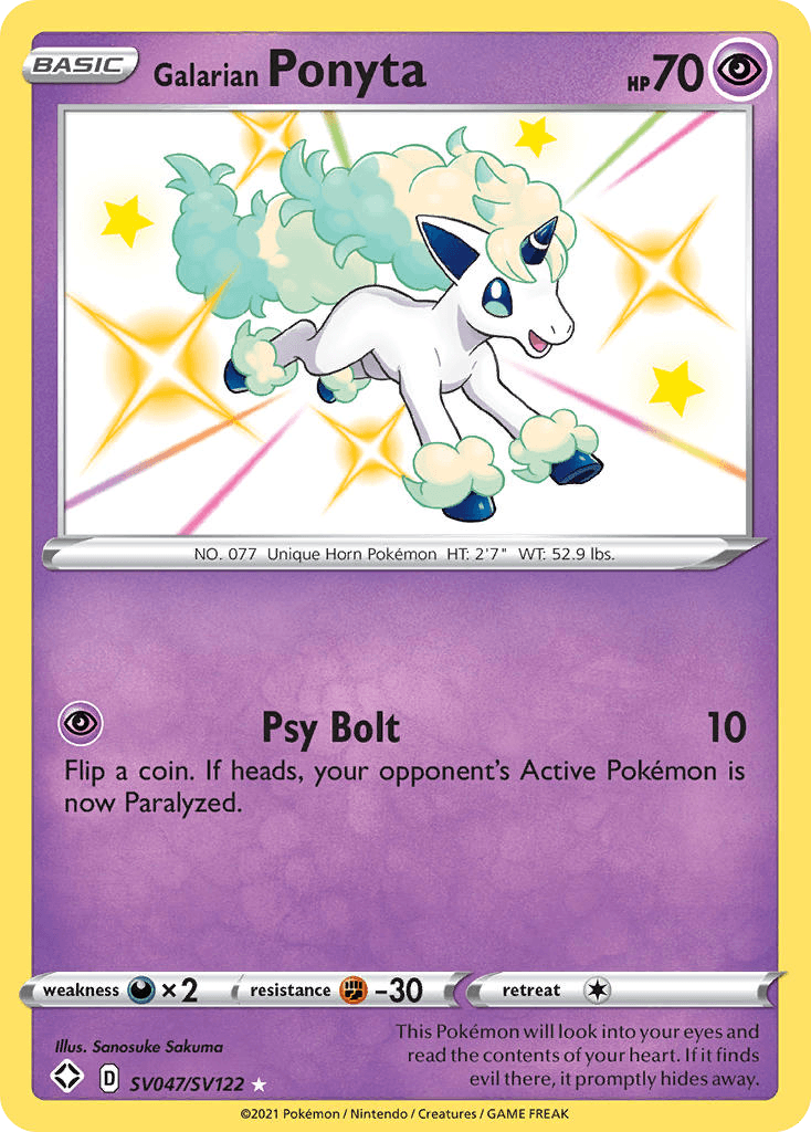 Ponyta de Galar — Destinées Radieuses Coffre Étincelant